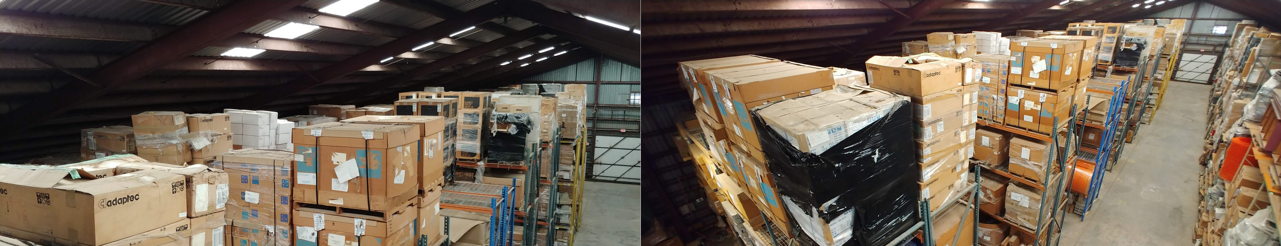 inside one warehouse at Computer Fusion